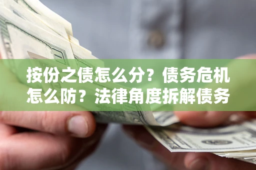武汉按份之债怎么分？债务危机怎么防？法律角度拆解债务分配与风险自保指南