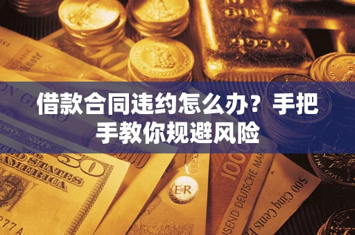 武汉借款合同违约怎么办？手把手教你规避风险