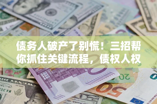 武汉债务人破产了别慌！三招帮你抓住关键流程，债权人权益不再缩水