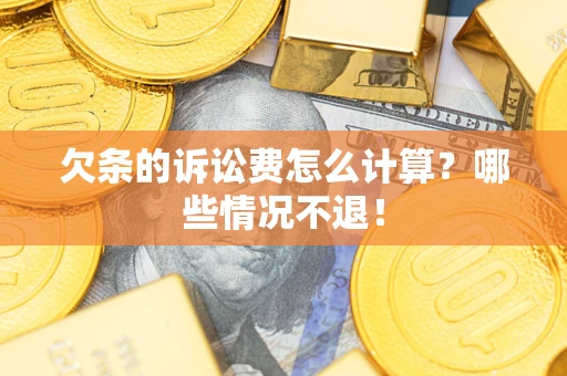 武汉欠条的诉讼费怎么计算?哪些情况不退! 武汉欠条的诉讼费怎么计算?哪些情况不退!