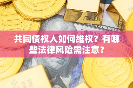 武汉共同债权人如何维权？有哪些法律风险需注意？