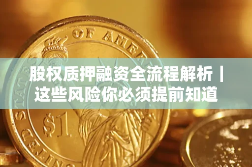 武汉股权质押融资全流程解析｜这些风险你必须提前知道