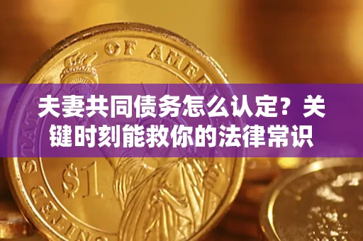 武汉夫妻共同债务怎么认定？关键时刻能救你的法律常识