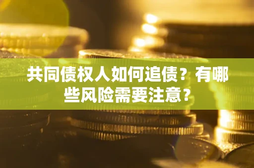 武汉共同债权人如何追债？有哪些风险需要注意？
