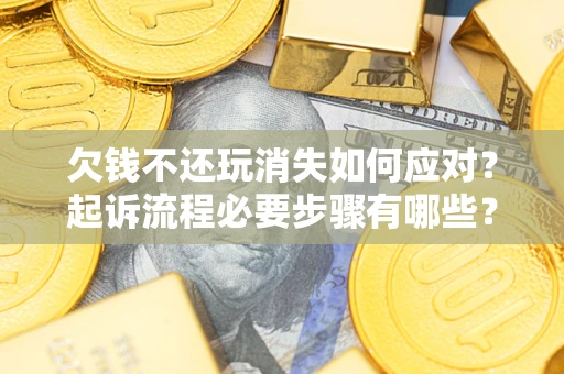 武汉欠钱不还玩消失如何应对？起诉流程必要步骤有哪些？